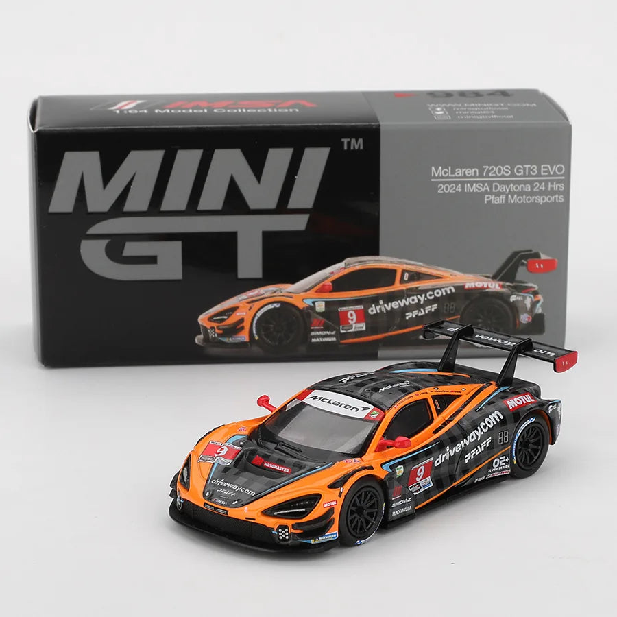 McLaren 720S GT3 Evo Pfaff Motorsports 2024 IMSA Daytona 24 Hrs | MINI GT 1:64
