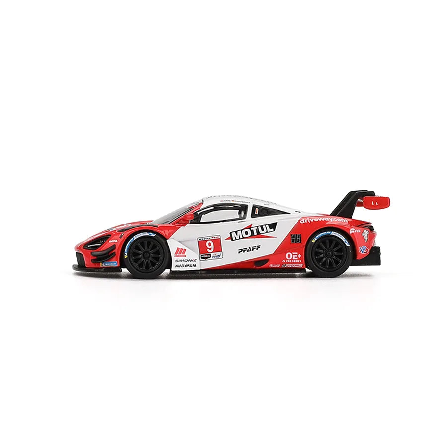 McLaren 720S GT3 Evo Pfaff Motorsports Laguna Seca | MINI GT 1:64