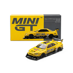 Nissan LB-ER34 Super Silhouette Skyline (Sport Yellow) | Mini GT 1:64 | Diecast