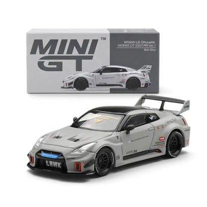 Nissan LB-Silhouette WORKS GT 35GT-RR Ver.1 (Matt Grey) | Mini GT 1:64 | Diecast