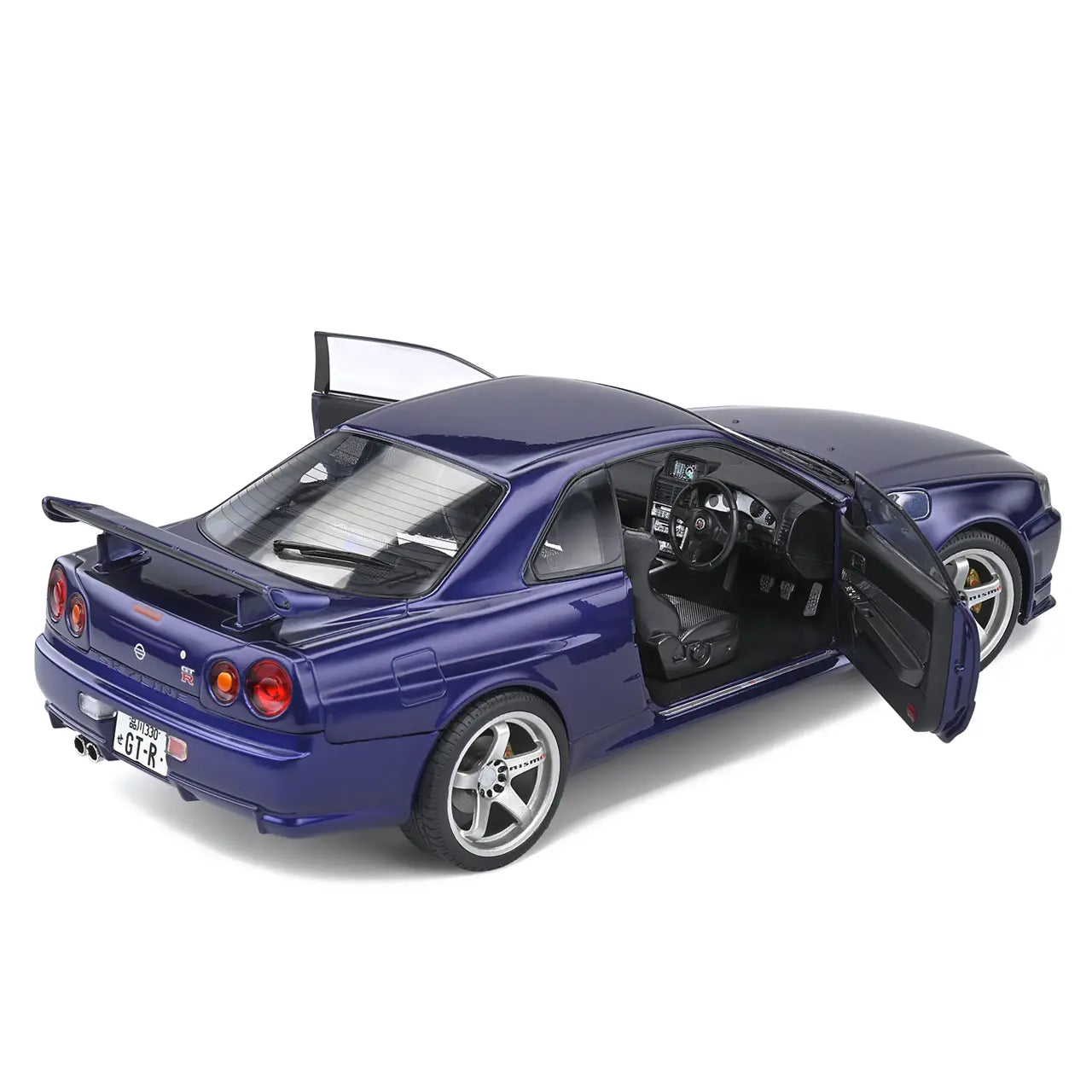 Nissan Skyline R34 GT-R 1999 (Midnight Purple) | Solido 1:18 | Diecast