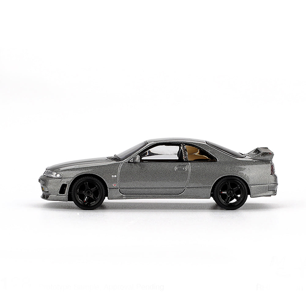 Nissan Skyline GT-R R33 NISMO CRS (Dark Metal Gray) | Mini GT 1:64 | Diecast