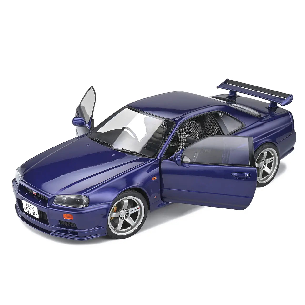 Nissan Skyline R34 GT-R 1999 (Midnight Purple) | Solido 1:18 | Diecast