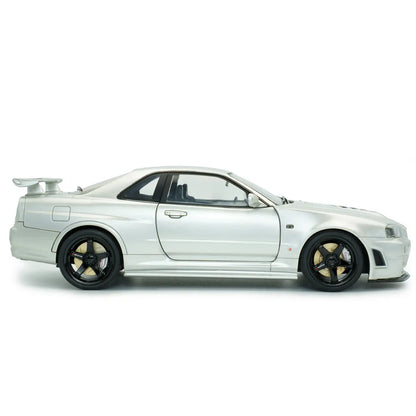 Nissan Skyline GT-R BNR34 Nismo 1999 (Silver) | Solido 1:18 | Diecast