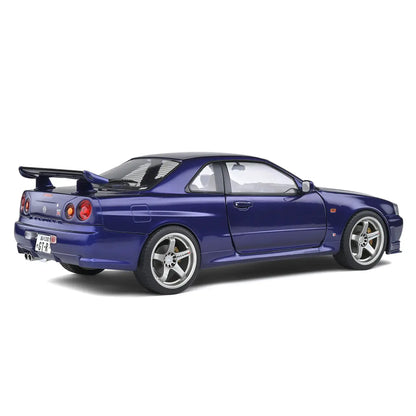 Nissan Skyline R34 GT-R 1999 (Midnight Purple) | Solido 1:18 | Diecast