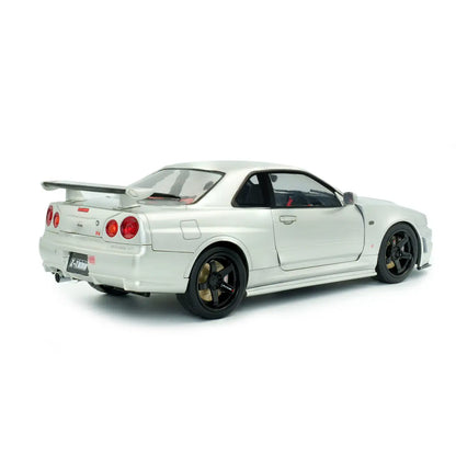 Nissan Skyline GT-R BNR34 Nismo 1999 (Silver) | Solido 1:18 | Diecast