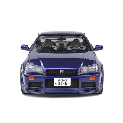 Nissan Skyline R34 GT-R 1999 (Midnight Purple) | Solido 1:18 | Diecast