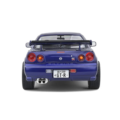 Nissan Skyline R34 GT-R 1999 (Midnight Purple) | Solido 1:18 | Diecast