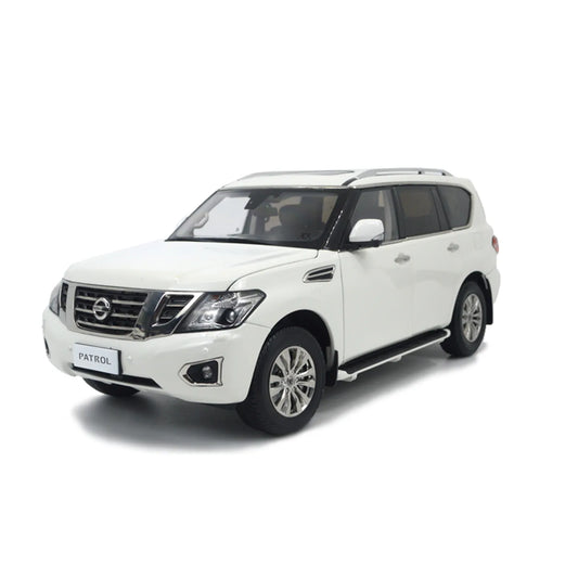 Nissan Patrol (Y62) 2018 White | Paudi Model 1:18 | Premium Diecast