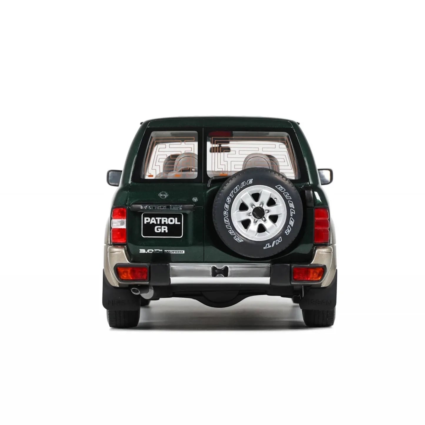 Nissan Patrol GR Y61 1998 (Basil Green Pearl / Beige) | OttOmobile 1:18 | High-End Resin