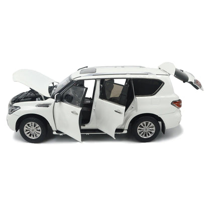 Nissan Patrol (Y62) 2018 White | Paudi Model 1:18 | Premium Diecast