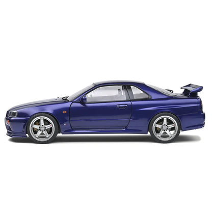 Nissan Skyline R34 GT-R 1999 (Midnight Purple) | Solido 1:18 | Diecast