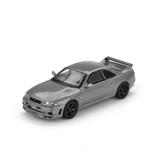 Nissan Skyline GT-R R33 NISMO CRS (Dark Metal Gray) | Mini GT 1:64 | Diecast