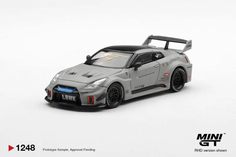 NISSAN LB-Silhouette WORKS GT35GT-RR Ver.1 Matt Grey Mini GT 1/64