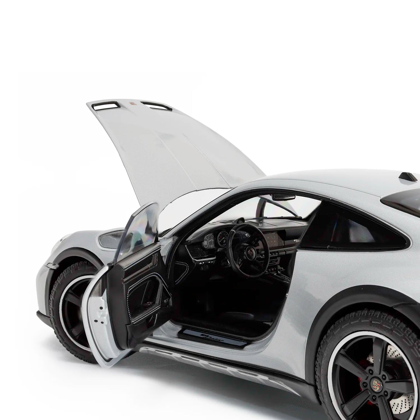Porsche 911 (992) Dakar 2023 (Ice Grey Metallic) | Norev 1:18 | Premium Diecast