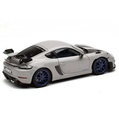 Porsche 718 Cayman GT4 RS Weissach Package 2023 Chalk Grey | Norev 1:18 | High-End Diecast