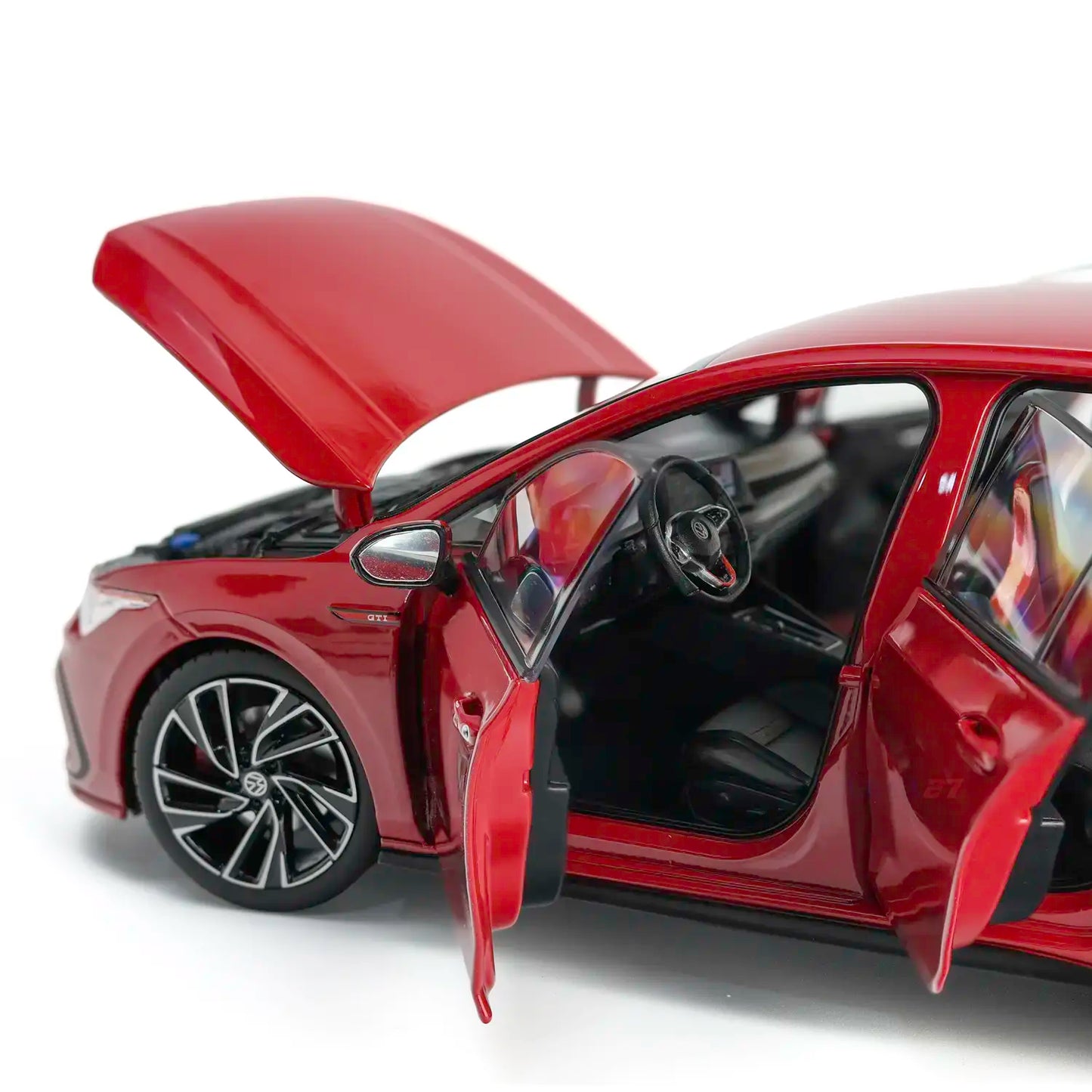 Volkswagen Golf VIII GTI 2020 (Tornado Red) | Norev 1:18 | Premium Diecast