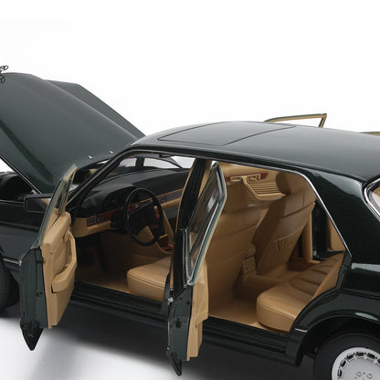 مرسيدس بنز 560 SEL (W126) موديل 1989 (أخضر) | نوريف 1:18 إصدار الوكيل | دايكاست