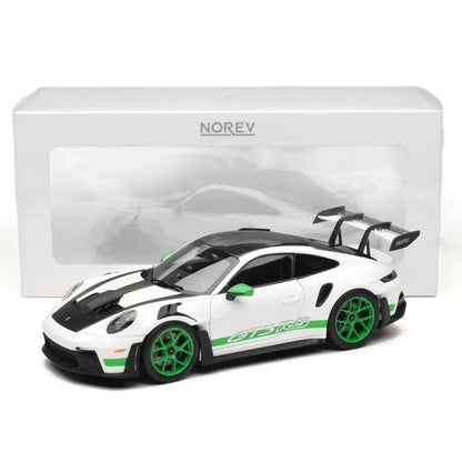 Porsche 911 GT3 RS (992) Tribute to Carrera RS 2023 (White / Python Green) | Norev 1:18 | High-End Diecast