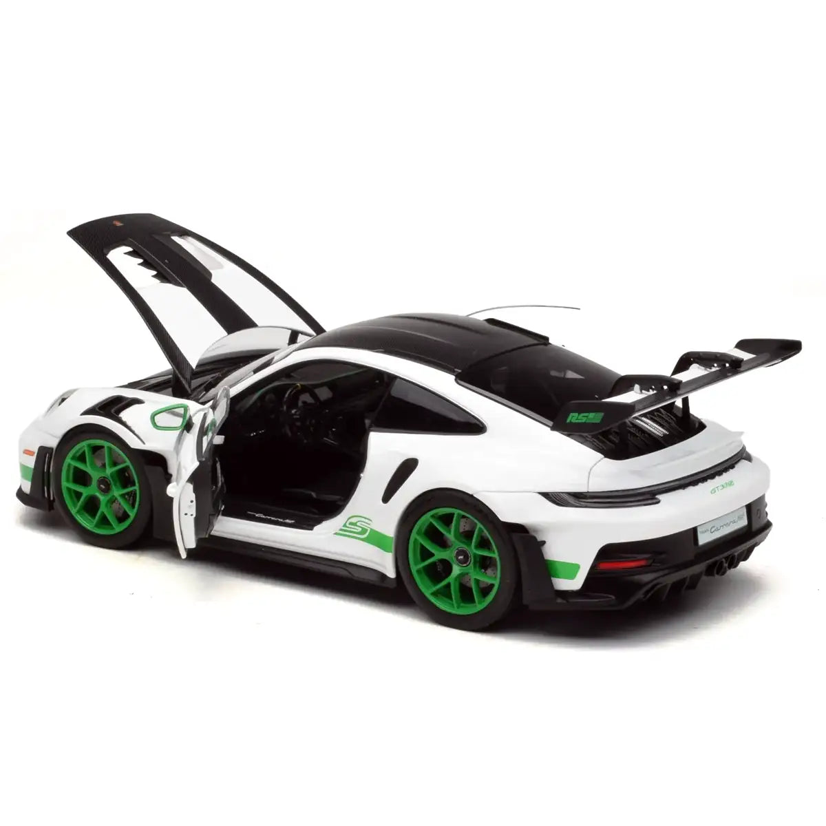 Porsche 911 GT3 RS (992) Tribute to Carrera RS 2023 (White / Python Green) | Norev 1:18 | High-End Diecast