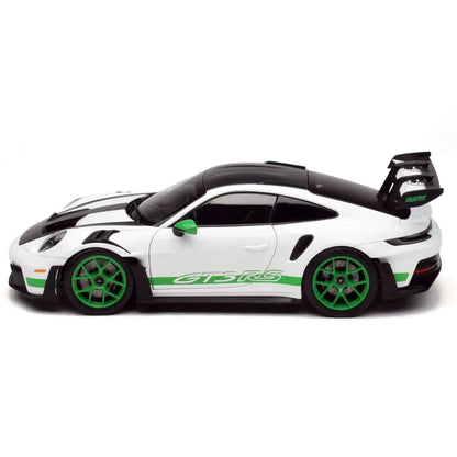Porsche 911 GT3 RS (992) Tribute to Carrera RS 2023 (White / Python Green) | Norev 1:18 | High-End Diecast