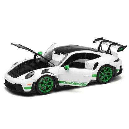 Porsche 911 GT3 RS (992) Tribute to Carrera RS 2023 (White / Python Green) | Norev 1:18 | High-End Diecast