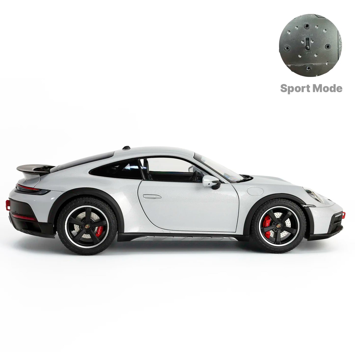 Porsche 911 (992) Dakar 2023 (Ice Grey Metallic) | Norev 1:18 | Premium Diecast