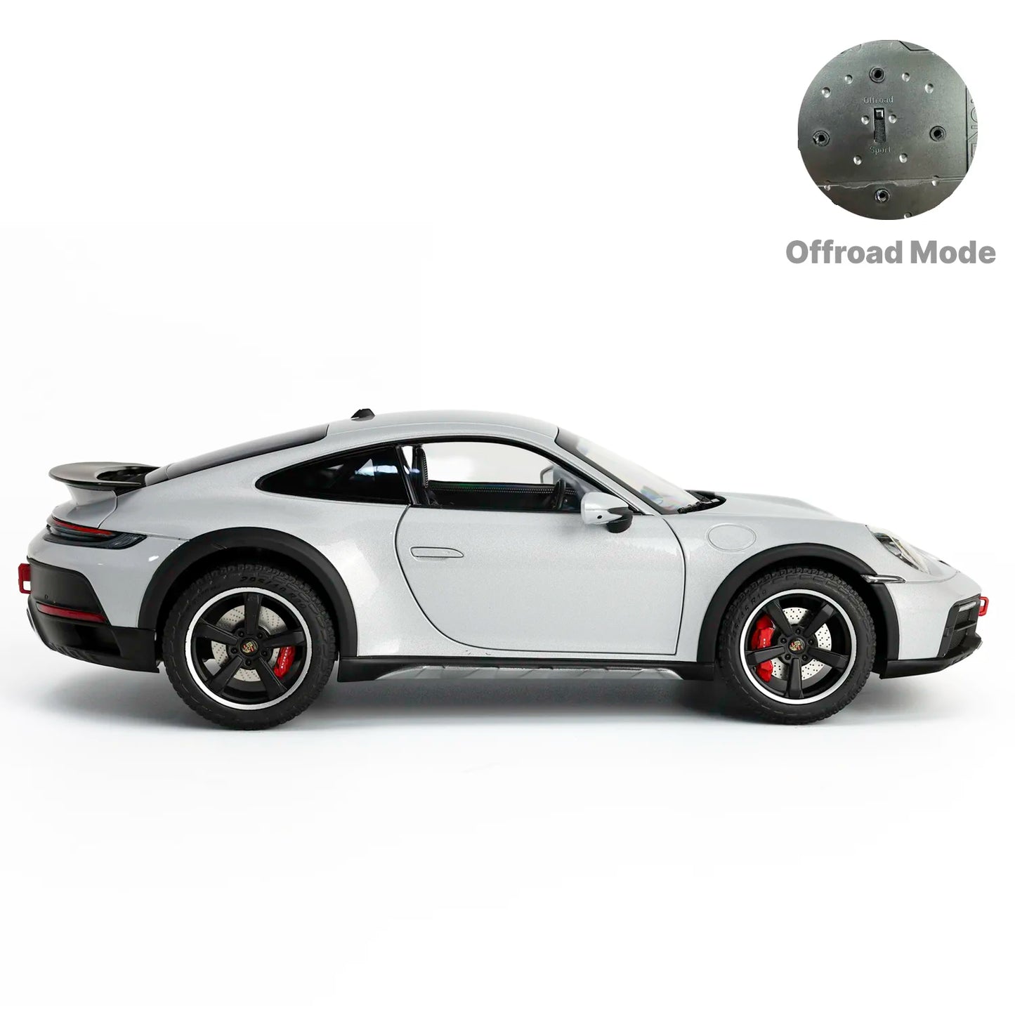 Porsche 911 (992) Dakar 2023 (Ice Grey Metallic) | Norev 1:18 | Premium Diecast