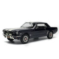 Ford Mustang Hardtop Coupe 1965 (Nightmist Blue, White Stripes) | Norev 1:18 | Diecast