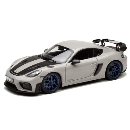 Porsche 718 Cayman GT4 RS Weissach Package 2023 Chalk Grey | Norev 1:18 | High-End Diecast