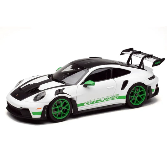 Porsche 911 GT3 RS (992) Tribute to Carrera RS 2023 (White / Python Green) | Norev 1:18 | High-End Diecast