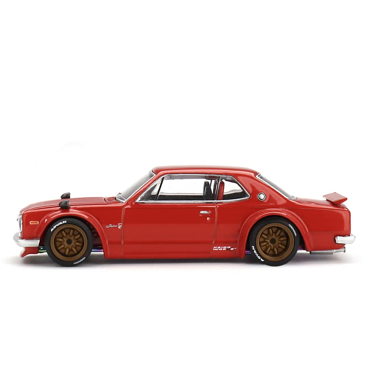 Nissan Skyline 2000GT-R KPGC10 "Kaido Street V1" (Red) | Kaido House x Mini GT 1:64 | Diecast