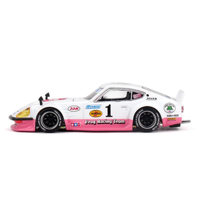 Nissan Fairlady Z Tamiya "The Frog" V1 (White/Pink) | Kaido House x Mini GT 1:64 | Diecast