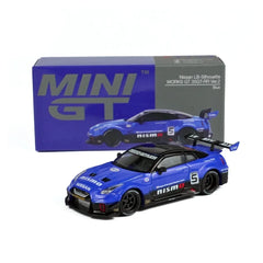 Nissan GT-R R35 LB-Silhouette Works GT 35GT-RR (Blue) | Mini GT 1:64 | Diecast