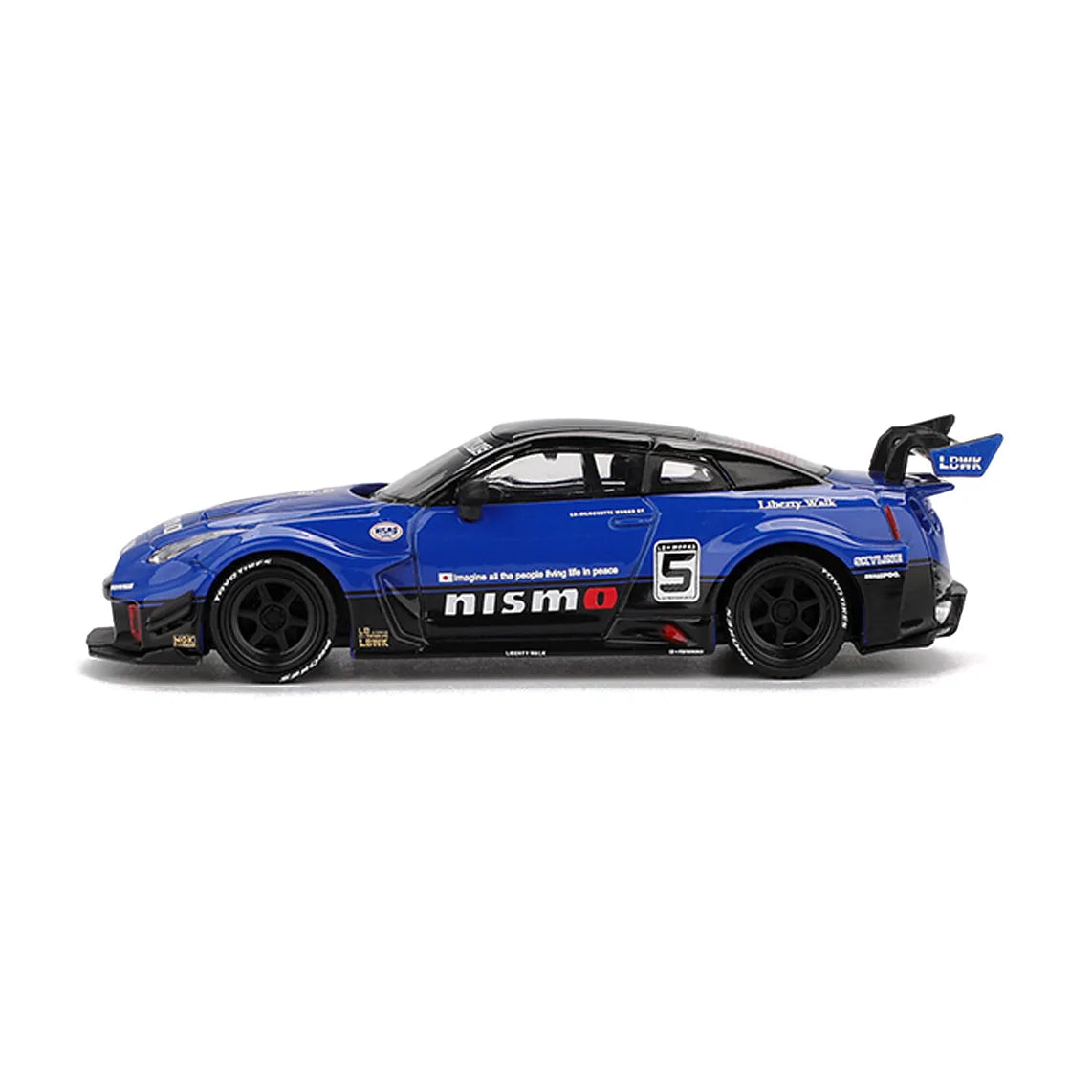 Nissan GT-R R35 LB-Silhouette Works GT 35GT-RR (Blue) | Mini GT 1:64 | Diecast