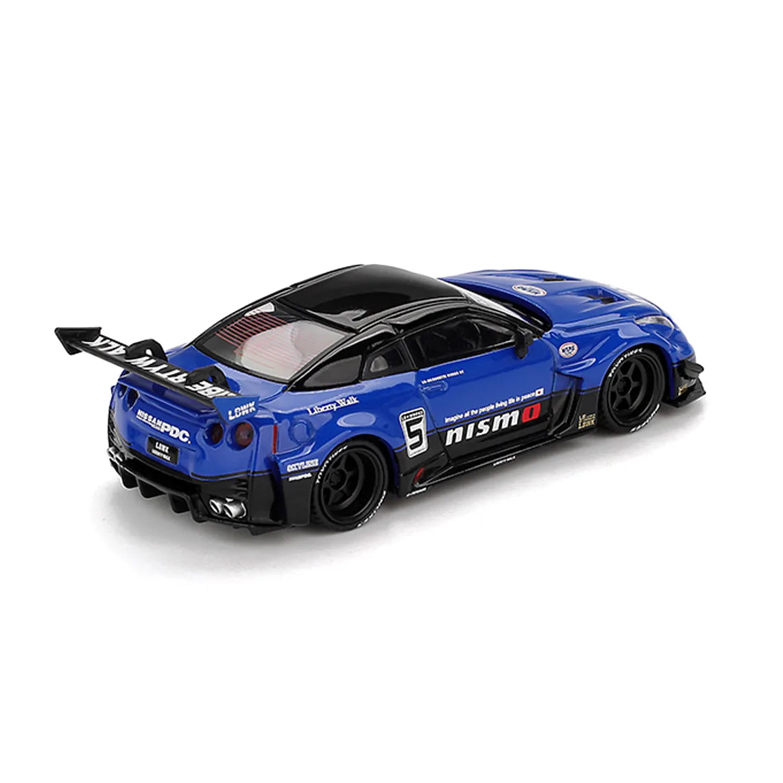 Nissan GT-R R35 LB-Silhouette Works GT 35GT-RR (Blue) | Mini GT 1:64 | Diecast