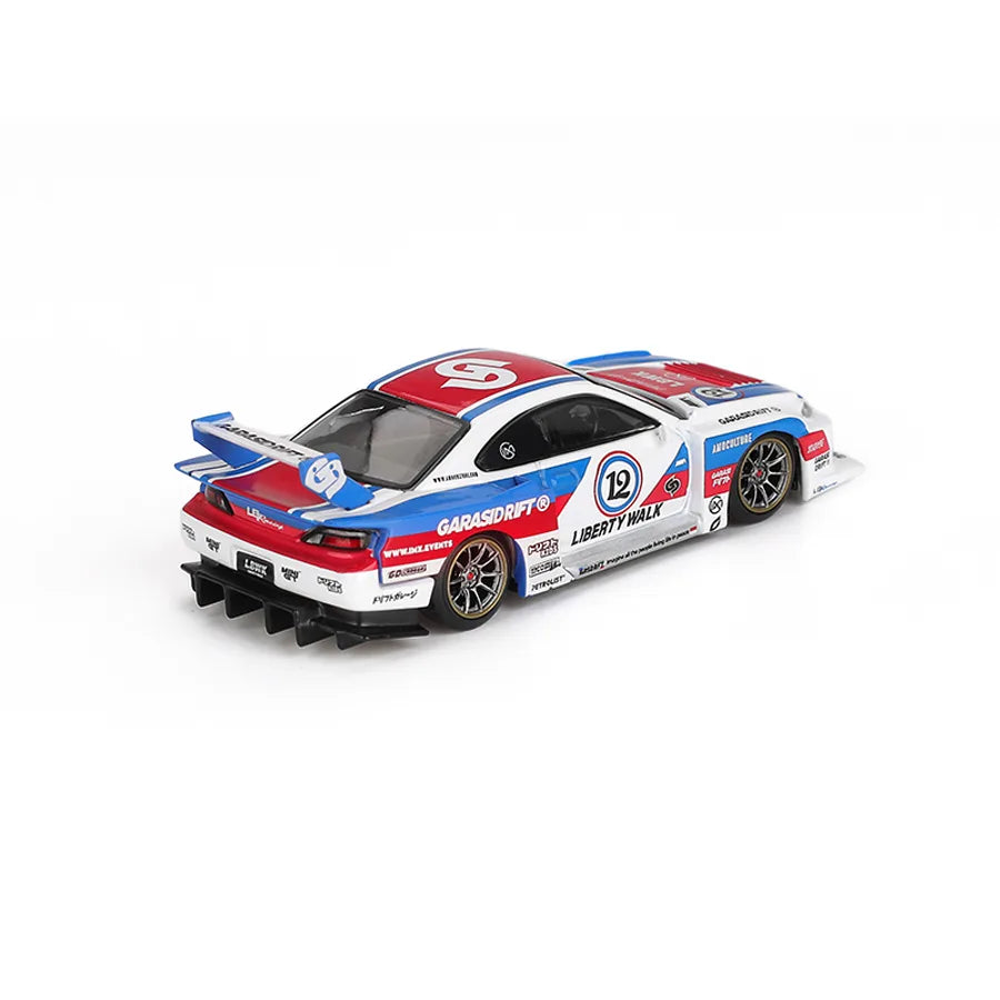 Nissan S15 Silvia GARASIDRIFT x LBWK 2025 | MINI GT 1:64