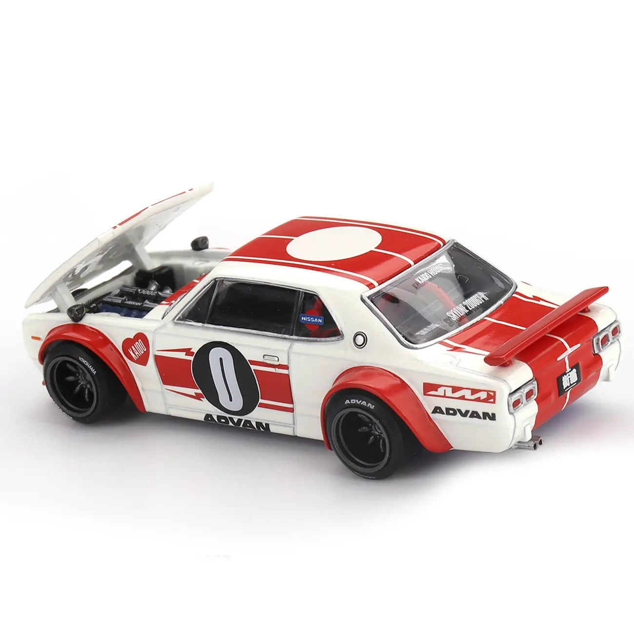 Nissan Skyline 2000GT-R KPGC10 "Kaido Works V2" (White) | Kaido House x Mini GT 1:64 | Diecast