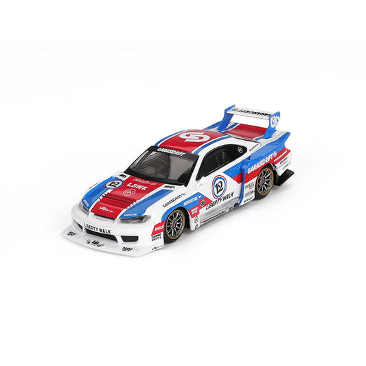 Nissan S15 Silvia GARASIDRIFT x LBWK 2025 | MINI GT 1:64