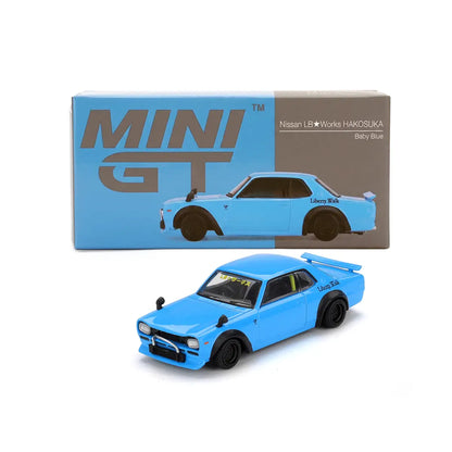 Nissan LB★Works Hakosuka (Baby Blue) | Mini GT 1:64 | Diecast