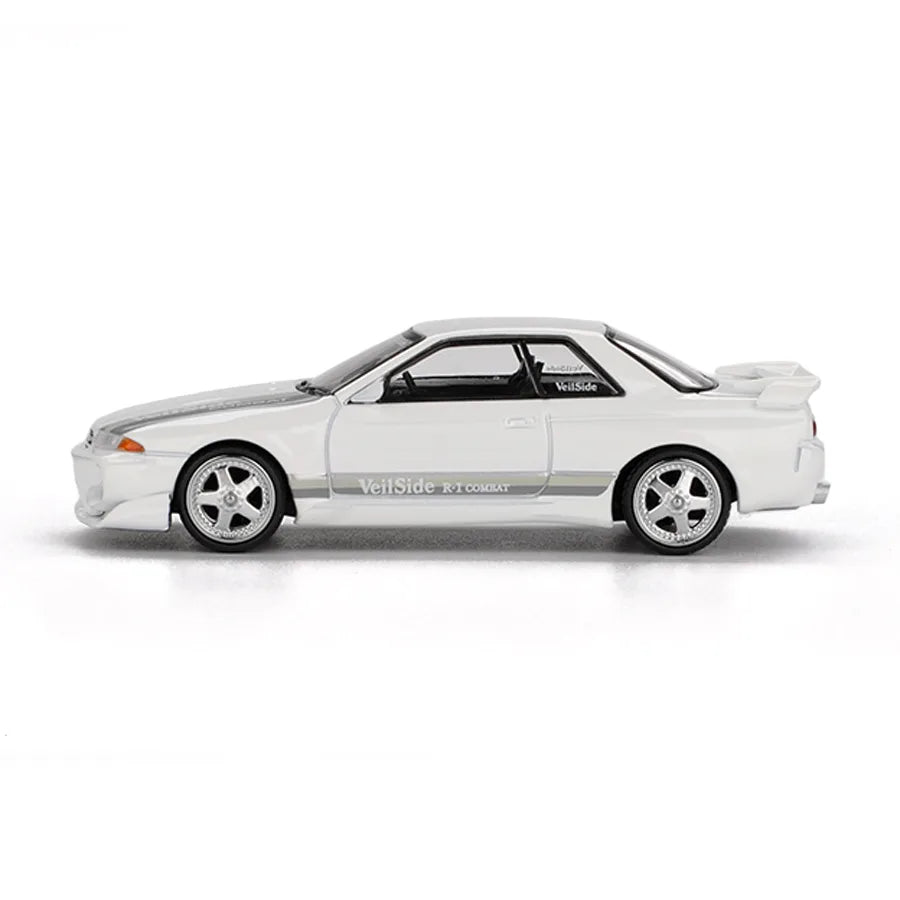 Nissan Skyline GT-R R32 VeilSide Combat (White) | Mini GT 1:64 | Diecast