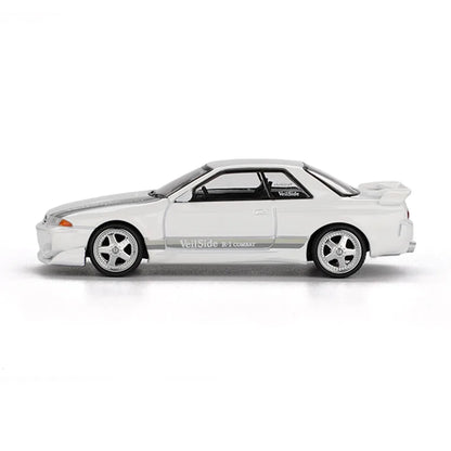 Nissan Skyline GT-R R32 VeilSide Combat (White) | Mini GT 1:64 | Diecast