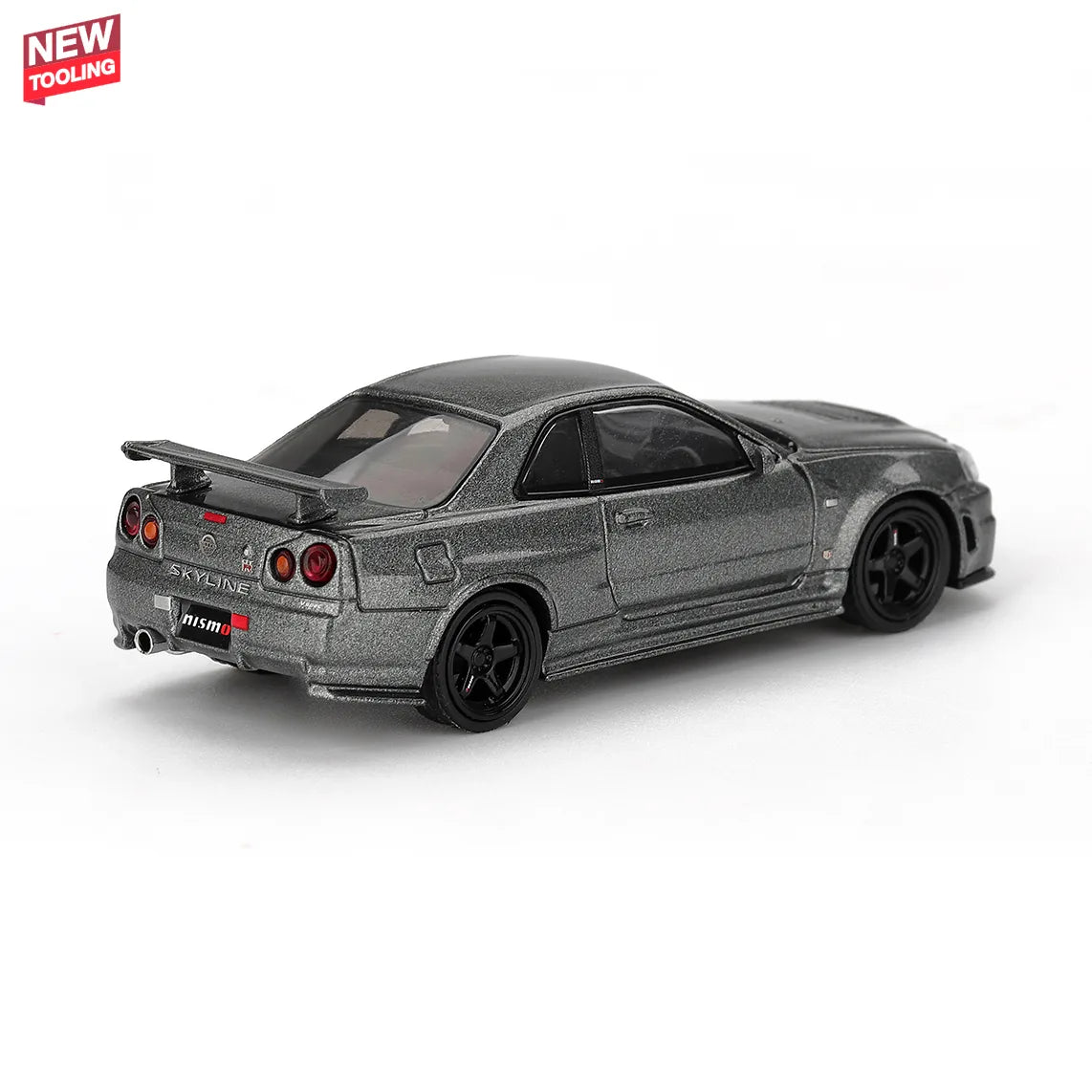 Nissan Skyline GT-R R34 NISMO CRS (Dark Metal Gray) | Mini GT 1:64 | Diecast