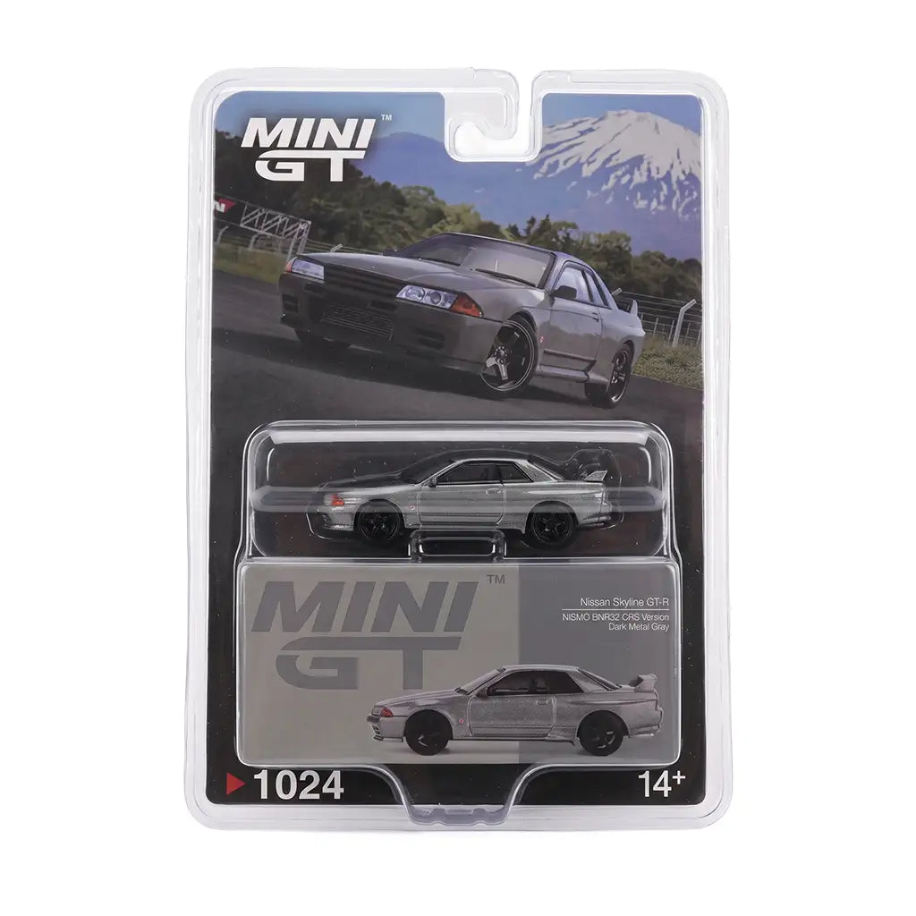 Nissan Skyline GT-R R32 NISMO CRS (Dark Metal Gray) | Mini GT 1:64 | Diecast