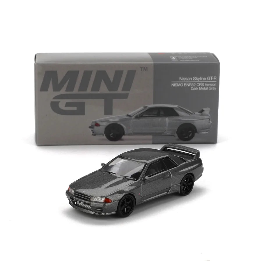 Nissan Skyline GT-R R32 NISMO CRS (Dark Metal Gray) | Mini GT 1:64 | Diecast