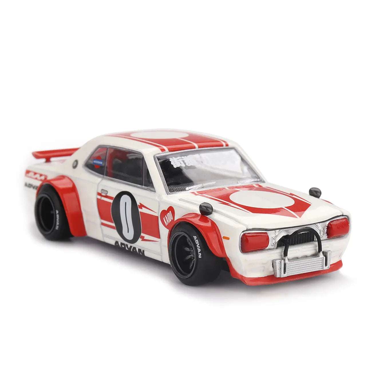 Nissan Skyline 2000GT-R KPGC10 "Kaido Works V2" (White) | Kaido House x Mini GT 1:64 | Diecast