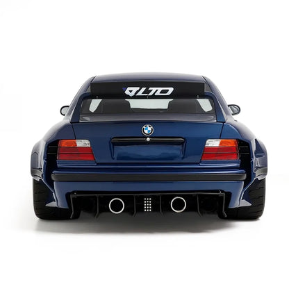BMW E36 LTO Sedan Turbo Khyzyl Saleem 2023 (Avus Blue) | OttOmobile 1:18 | Resin
