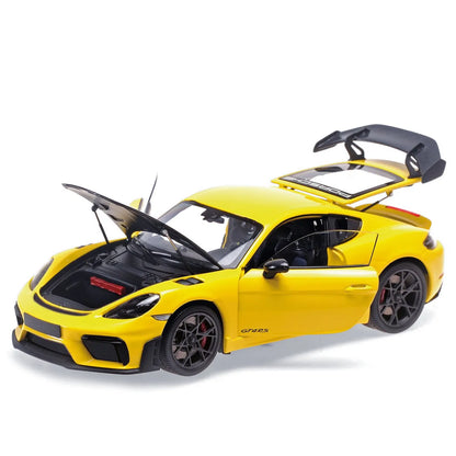 Porsche Cayman GT4 RS 2024 (Yellow, Weissach Package) | Minichamps 1:18 | Diecast