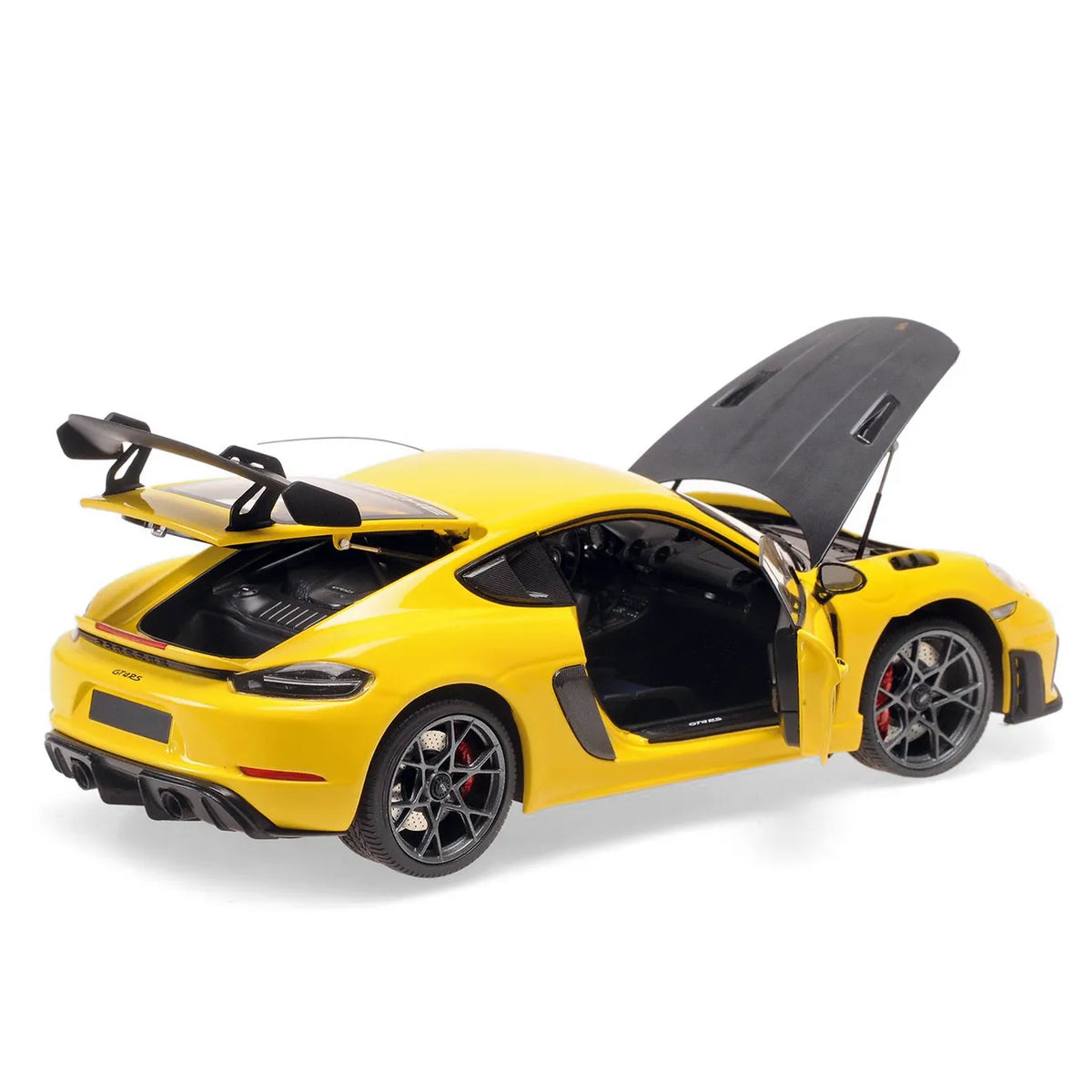 Porsche Cayman GT4 RS 2024 (Yellow, Weissach Package) | Minichamps 1:18 | Diecast