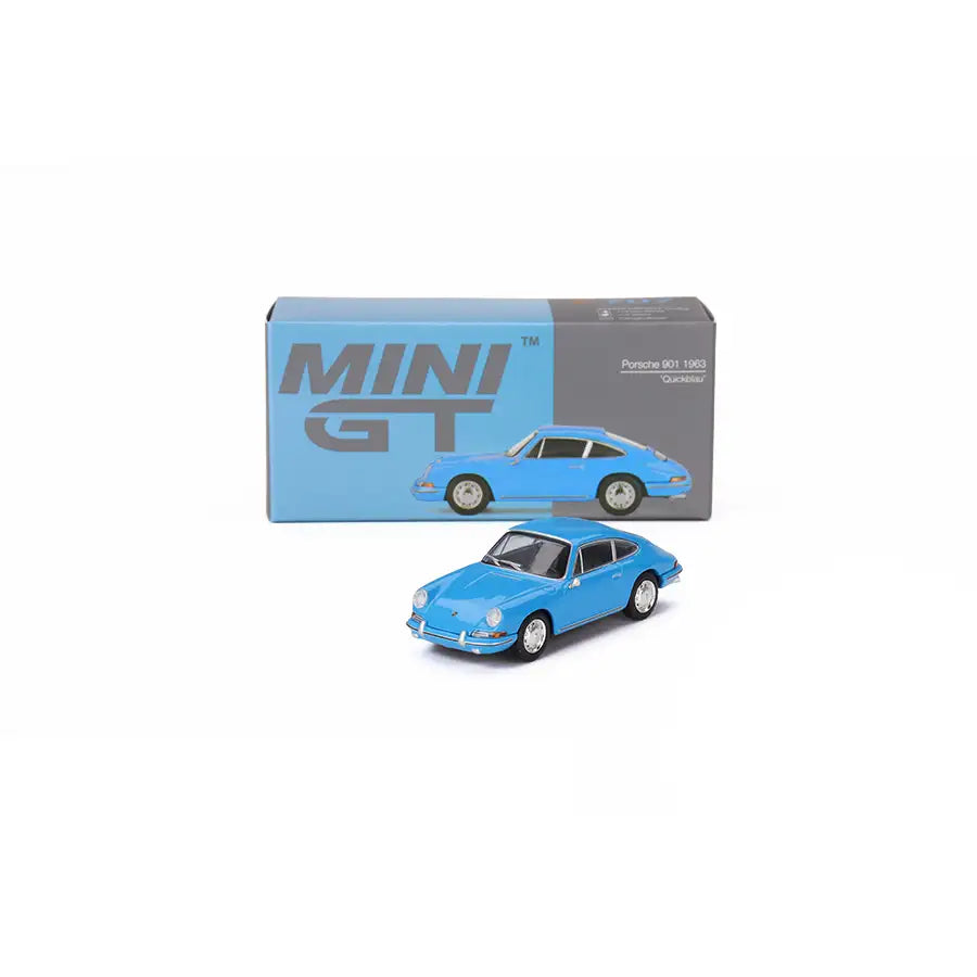 Porsche 901 1963 Quickblau | MINI GT 1:64 Diecast